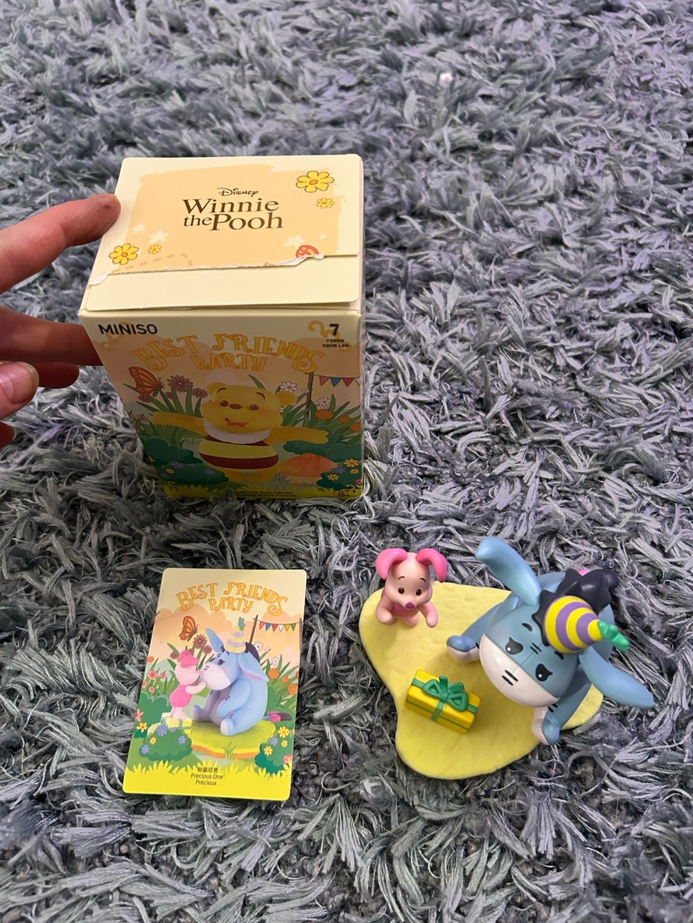 Miniso Winnie the Pooh Eeyore & Piglet Opened Blind Box-Collectable